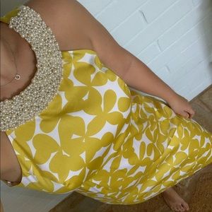 INC vintage style beaded dress